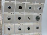 a picture of a display of different types of coins