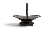 an image of a metal bowl with a handle on a white background