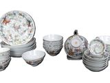 a picture of a set of porcelain dishes and bowls