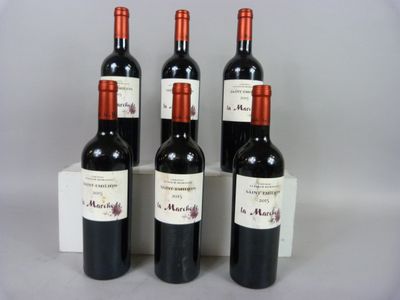 * 6 Bouteilles Château la Fleur Morange, " Cuvée La Marchode…