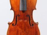 an old violin with a bow on a white background