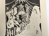 an image of a black and white drawing of a man and a woman