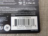 a close up of a card with a barcode on it