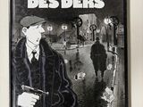 une photo en noir et blanc d'un homme tenant un pistolet