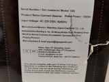 the back of a black box with a label on it