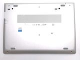 a close up of a laptop with a white back cover