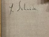 an image of a picture of a wooden frame with writing on it
