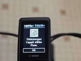 a gps device on the handlebar of a bike