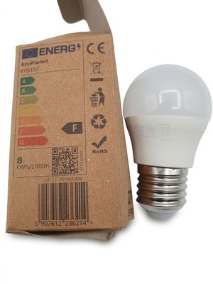 ECOPLANET - Cette ampoule LED G45 consomme 8W et s'installe …