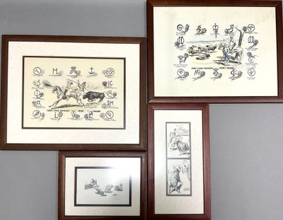 A. Martin MAQUEDA, Taureaux et toréadors.