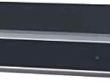 a close up of a dvd player on a white background
