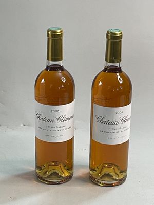 2 bouteilles Château CLIMENS 2008