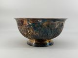 an image of a silver bowl on a white background