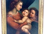 an image of a painting of a woman holding a baby