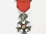 an image of a red ribbon with a star on it