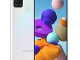 a white samsung galaxy m29 with a purple and blue background