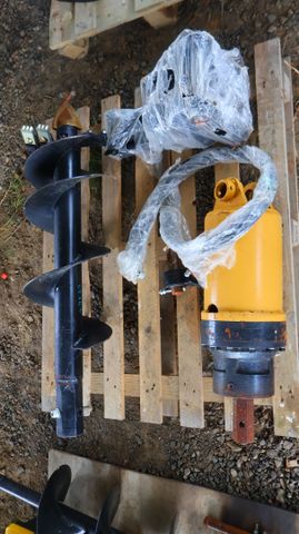 Tarière hydraulique avec moteur réducteur pour mini-pelle 2,5t-3,...