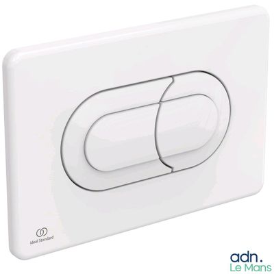 L'interrupteur de la lumière blanche comporte deux boutons, un de chaque côté.