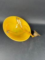 Suspension formée d'une vasque en verre marmoréen, signé P. (photo 2)