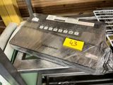 an image of a machine that has been wrapped in plastic