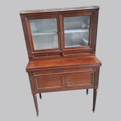 Epoque Louis XVI - Bonheur du jour en acajou estampillé Etie…
