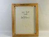 an image of a picture frame with a message written on it