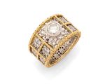 Bague en diamant et or 18 carats