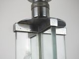 a light that is hanging from the ceiling in the room