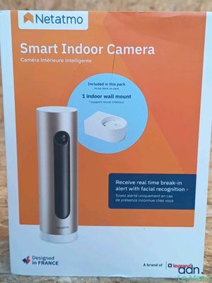 packaging of the netatmo smart indoor camera in the box