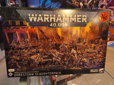 display case of warhammer 40, 000 painted by the games workshop