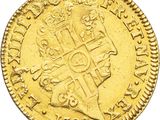 an image of a gold coin with a cross on it
