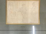 une photo d'une carte exposée dans une vitrine