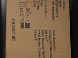 two boxes of electronic equipment sitting on a shelf