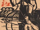 une image représentant un livre sur lequel figure l'illustration d'un homme dans un bateau