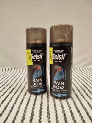 deux pulvérisations de Gelsill sur une nappe rayée