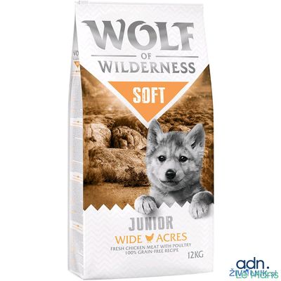 Wolf of Wilderness Soft Junior – Croquettes pour chiens de grande race