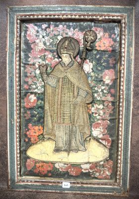 an image of a picture of a religious figure in a frame