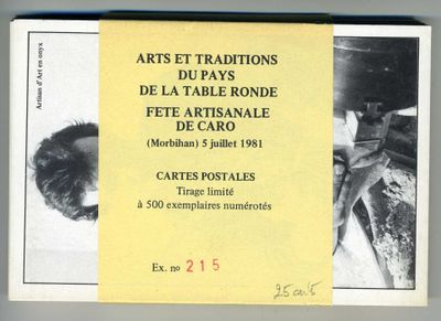 un livre sur lequel figure la photo d'un homme en train de travailler sur une œuvre d'art