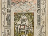 un vieux livre sur lequel figure l'image d'un éléphant