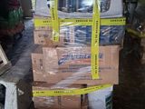 a large stack of boxes on top of a pallet
