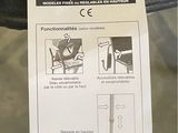 a picture of a receipt for a chair that has been placed on a table