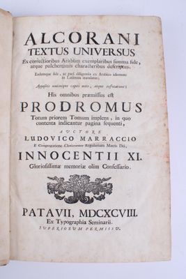 [CORAN] MARRACCIO (Ludovico) [MARRACCI]