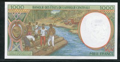 une image d'un billet de banque sur lequel figurent des personnes sur un radeau