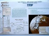 une image représentant une brochure sur laquelle figure une photo d'une station spatiale