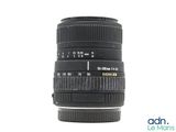 a close up of a camera lens on a white background