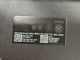 a close up of a label on the back of a refrigerator