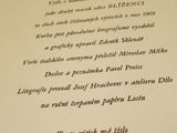 a close up of a menu on a table