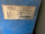 a picture of a blue container with a label on it