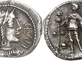 a close up of a silver coin with a man on it