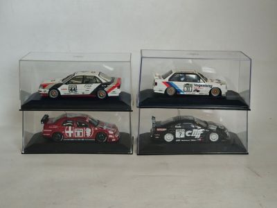 MINICHAMPS : Série de 4 miniatures en boîte d'origine compre…